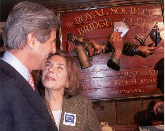 Senator John Kerry and his wife Theresa at the RSBC